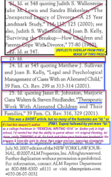 NY Law Journal 2007, Matrimonial Law, Heavy Refs to Gardner, and FN2 Sikorsky (sic) see context! Sikorski John (UCSF Psychiatrist who helped design KT Curric in 1980s) Sshot 2018Jan24