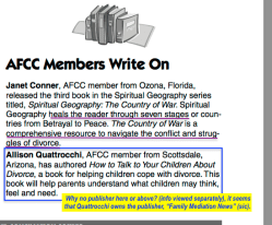 AFCC Newsltr 2006 Member + (‘Write On’ (Member-Published) Sectns (context=CFCJ Canadian UFC promoter, G Czutrin Oct16,2017 Intvw) Viewed 2018Feb5 Mon @12.50.49&nbsp;PM