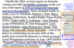 Aug 1994 Rept to Pres of the ABA, The Impact of DV on Children (Preface cited to 1994 Wingspread Conference and Susan Schechter) Screen Shot 2018Feb07 at&nbsp;5.10PM