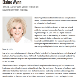 CIS~>Communities In Schools, Elaine Wynn (Chairman) ~~ 2018Feb18 Sun@10.09.02 AM&nbsp;00001