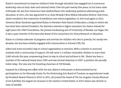 CIS~>Communities In Schools, Elaine Wynn (Chairman) ~~ 2018Feb18 Sun@10.10.14 AM 00003