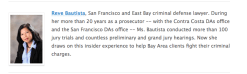 Shouselaw attorneys (alpha) formerly worked in DA’s office as prosecutors (those not shown, all men, didn’t) ~~ 2018Feb18@11.30.15 AM