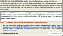 Footnote NRA ON THE RECORD (but not Us) (Yours Truly the Center to Stop Gun Violence) (4 images from my Nov 2017 Footnote to HIAP post <~2018Mar8 Thu@4.18.07 PM&nbsp;00001