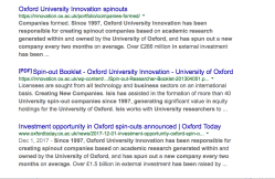 From Oxford-Harvard-DC (Oct25 2012 post@my ColdHardFacts blogt) attn Isis (now OxfordUniv) Innovation Ltd (Univ-owned incubator) ~incl Tufano, SAID Bus School + Inventor of the WWW Be