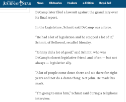 Lincoln Journal-Star | Obituary | former Senabor (NE) John DeCamp died Aug 17, 2017 (Alzheimers) age 76 ~ 2018Mar24 Sat @8.11.05&nbsp;PM