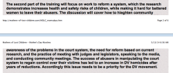 MOLC excerpts from 2014 Mothers Day March + DV Expert Certifcatn Trainings (taken from previously printed pdf) ~~> 2018Apr22 Sun @7.46.32 PM&nbsp;00004