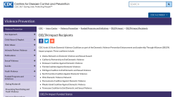 CDC’gov, DELTA IMPACT Grantees 2018June22 @1.27.08&nbsp;PM