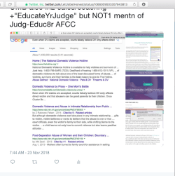 @AngieUnderwd thrd Bitly=2r0BzX8 DV By Proxy quoting OneMomsBattle (who DN out AFCC+promos #OurFamilyWizard~18 SShots (notIncl LizLibr c|o OMB(TinaSwithin)’s DVByProxyquote)