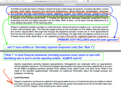 State of OREGON’s CAFR FYE2017 EASILY found (coverpp + some excerpts form its Transmittal Ltr!! (UNlike still MIA Cuyahoga CountyOH’s CAFRs– ANY year |~~7 Sshots 2018Dec23Sun @1.31.52&nbsp;P