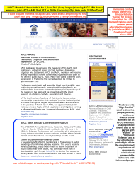 AFCC Monthly E-Newsltr Vol 6 No 6, June 2011 (fuzzy images) showing AFCC 48th Annual wrap-up + joint AFCC-AAML Sept 2011 in Phillie (Upcoming) (prntd&nbsp;2018Dec7)
