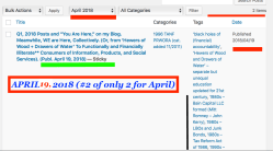 lgh fcm 2018toc per wpadmin dashbd- 8 posts in april (2), may (5), and june (just 1)~~>6 sshots 2019jan04 @pst 3.55.17 pm&nbsp;2