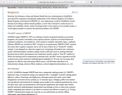 nrepp from gov’t (nih,nlm,pmc) source – article on suspension of nrepp (sghennessy) informative re the setup, pmc® archives, revw processes ~~screen shot&nbsp;2019-