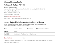 Dadlani, Jai Prakash CalBar#271527 (Lincoln Law School) ~ cf BuildingPeacefulFamilies | SantaClaraCountyFatherhdCollaborative (FTB Suspended, 2013ff) ~~Shot 2019-05-20 at 2.28.28&nbsp;PM