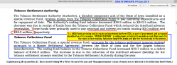 IOWA CAFR YEJune2018, re Tobacco Settlement Authority + Collections Fund (incl 1 news report of $49’5M rece’d in 2019) ~~Screen Shot 2019-06-08 at 3.27.04&nbsp;PM