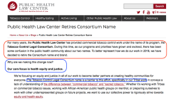 Public Health Law Center (‘org) @ MitchellHamline SOL | Tobacco MSA overview + (May2019) ‘We’re retiring that Tobacco Control Legal Consortium’ name -5 SShots 2019May28 Tue PST @ 11.39.55&nbsp;AM