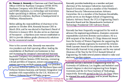 Raytheon (Waltham, Mass, see also AbtAssociates founder (who came straight from Raytheon 1957-1964) Dr Thomas A Kennedy ~ SShot 2019June26 Wed PST @ 1.12.31 PM