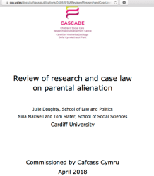 ℅ MothersUniteUK | Apr2018 CAFCASS-commssn’d, AFCC-drenchd.48pp PA piece~see ~ author JULIE DOUGHTY Cardiff U SOL&Politics,& cf Drill-down-related Bitly 2OXaTAR & ‘SWALEC,SSE images’ ~2018Sep29Sat@12.26.05 PM&nbsp;1