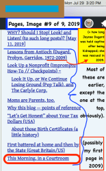 FamilyCourtMatters’ (Blog Sidebar) ‘PAGES’ in NINE (9) SSHOTS, from Top to Bottom, taken 2019JULY29 MON PST @3.20.27 PM&nbsp;9