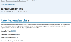 YankeeInst4PublicPolicyStudies(501©3 1984ff,EIN#521358144) |its CharFndtn (2000ff GregGunderson,EIN#069015468?) +extinct (IRS| by May,publ Nov2016) 501©4 EIN#450636362, NO return found) in CT ~~ various 990 imgs 2019July23 TUE PST @12.48.59&nbsp;PM