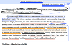 1997 OHIO FAMILY COURT FEASIBILITY STUDY (annotated by LGH), ‘three nat’l orgs,’ ‘by 1996’ || Refs FNs 9-15|| NCJFCJ, ABA & AFCC || Sshot 2019Aug17 Sat PST @3.00.10&nbsp;PM