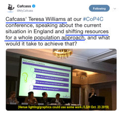 @MyCafcass #CoP4C ‘whole population approach,’ our Teresa Wms’ (Conf & this Tweet was ca Mar 21 2019 though) ~~Screen Shot 2019-10-23 at 1.19.26&nbsp;PM