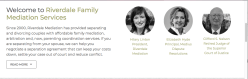Riverdale Mediation Services (Hilary Linton (Pres), Eliz Hyde (Medius Dispute Resolutions, Mediate393), Clifford S Nelson, Ret’d Judge) Screen Shot 2019-10-27.. Notice, there’s one Riverdale ‘Training & Consulting’ (nearby image) and here “Services” (actual mediation,&nbsp;apparently).