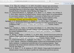 Connie Beck PhD (Psych) (Beck,CJA) UnivAZ Tucson ~~ Faculty Pg & CV~> AFCC NOT undercover (See Also Bruce D Sales PhD,JD (1960s,1973) mentor ~~19 Screen Shot 2019-11-08 at 4.13.07 PM&nbsp;12