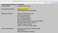 Connie Beck PhD (Psych) (Beck,CJA) UnivAZ Tucson ~~ Faculty Pg & CV~> AFCC NOT undercover (See Also Bruce D Sales PhD,JD (1960s,1973) mentor ~~19 Screen Shot 2019-11-08 at 4.19.54 PM&nbsp;18