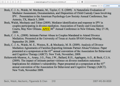 ‘IntimatePartnerAbuse in DivMed’tn|Outcomes frm a Long-Term Multi-cultural Study’, NCJRS.gov.doct236868, Dec2011, NIJ Grant#2007WG-BX-0028, by Beck,ConnieJA+4 (℅ SrchResults ‘Dingwall’)~~ SShot 2019Nov08 @3.46.00 PM&nbsp;14