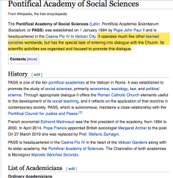 PASS (Pontifical Academy of Social Sciences) Wiki (top summary) Screen Shot 2019-11-08 at 12.38.49&nbsp;PM