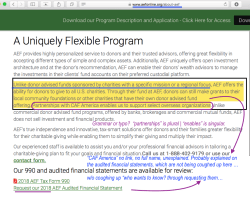 AEFonline.org – ‘DAFs unlimited’ purpose (and showing one 990 (2018) only, audited FS only on request) Screen Shot 2019-12-05 at 1.05.30&nbsp;PM