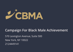 CBMA (BlackMaleAchievement.org) footer with office address and logo | Screen Shot 2020-06-23 at 7.28.29&nbsp;PM