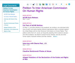 Cf Dombrowksi-Bancroft battles | StopFamilyViolence.org’s (now expired) website with the IACHR Declaration (and its footer showing its a project of Tides) ~~ 2020June20 Sat PST @ 7.38.13&nbsp;PM