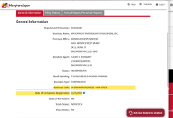 Waterfront Partnership of Baltimore, Inc. at Maryland.gov (Reg as a Nonstock (i..e., nonprofit) Oct 25, 2005) ~~2020-07-07 at 1.11.27&nbsp;PM