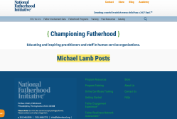 Fatherhood.org (NFI) featuring Michael Lamb PhD posts ~~Screen Shot 2022-05-10 at 1.01.44&nbsp;PM